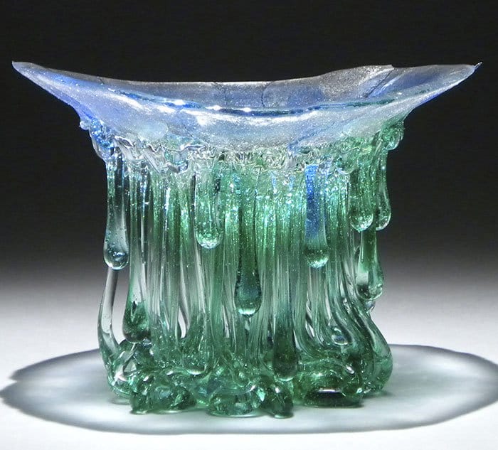 Jellyfish Glass Tables blue green