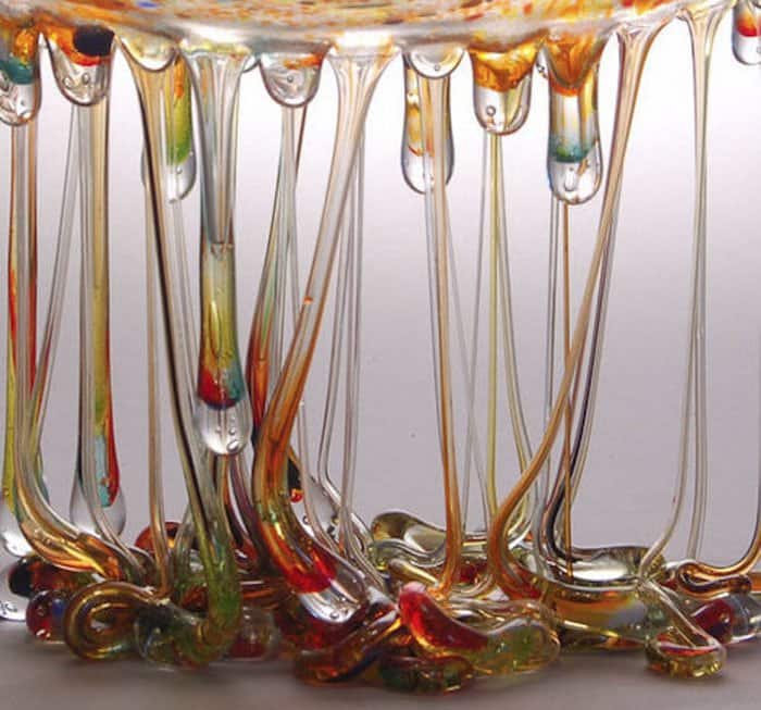 Jellyfish Glass Tables close up