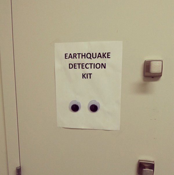 Pictures That Perfectly Sum Up The Office Life earthquake detection kit