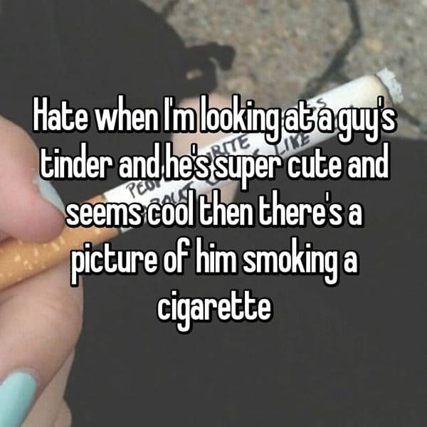 Things You Should Not Put On Dating Profiles smoking