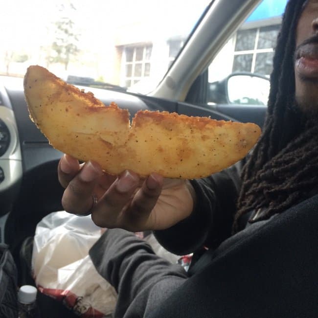 Times Lucky People Hit The Food Jackpot giant potato wedge