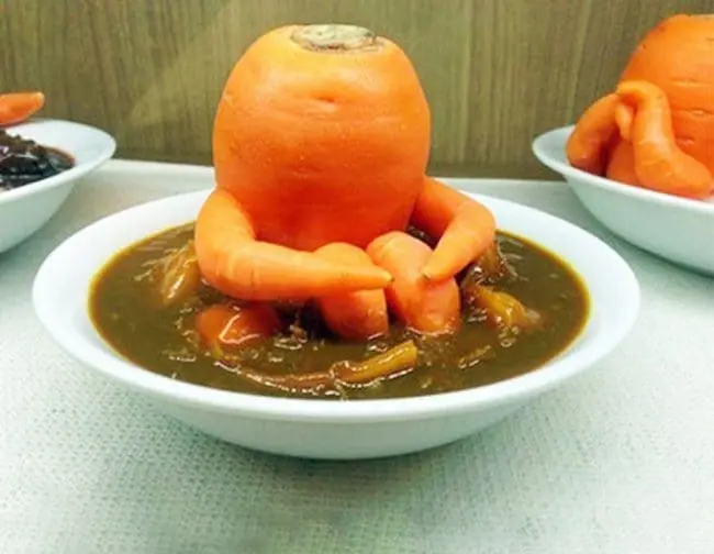 Times Something Strange Happened To Our Food carrot human