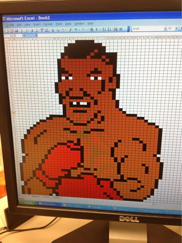What Happens When People Get Bored At Work mike tyson in excell