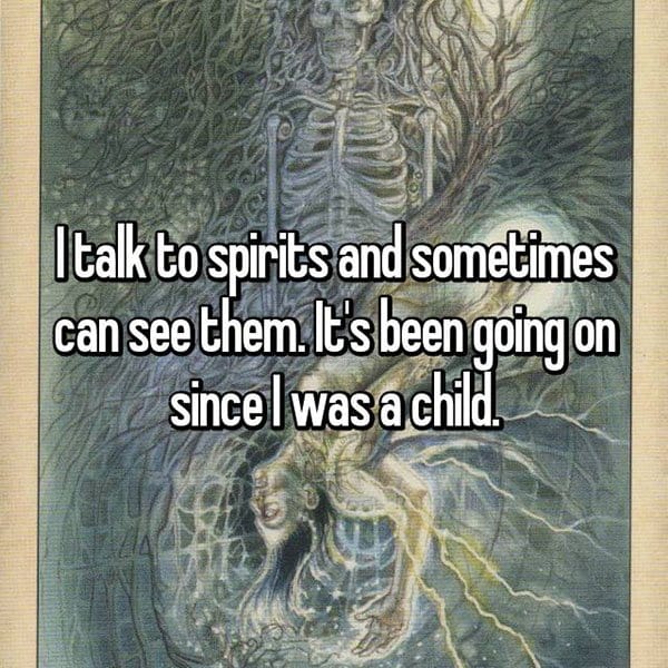occasions where people communicated with ghosts talk to spirits