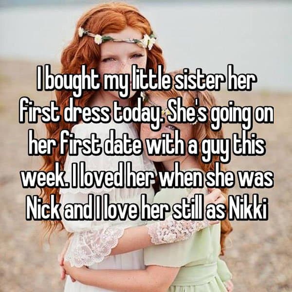 Acts Of Sisterly Love loved her as nick