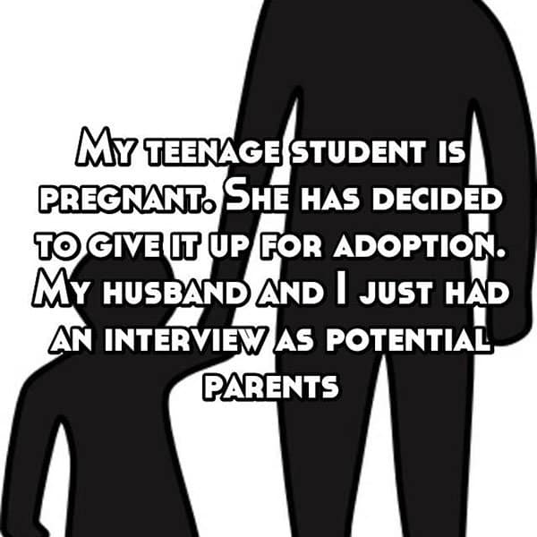 Adoption Stories student pregnant