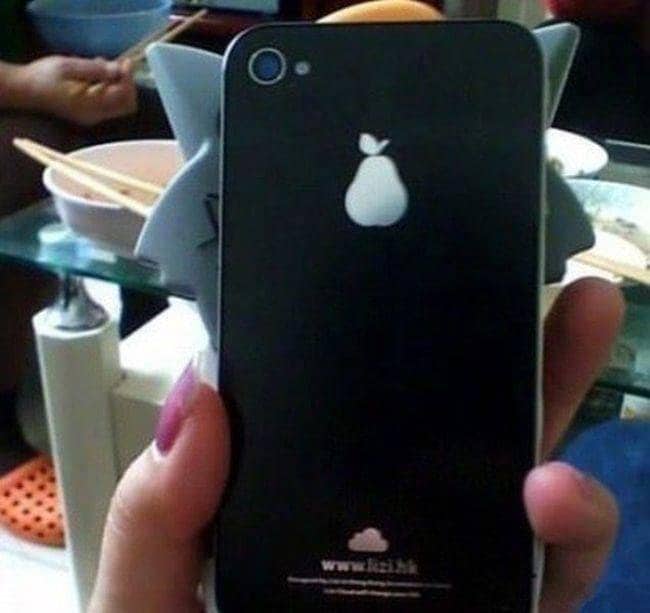 Copies Of Famous Brands pear phone