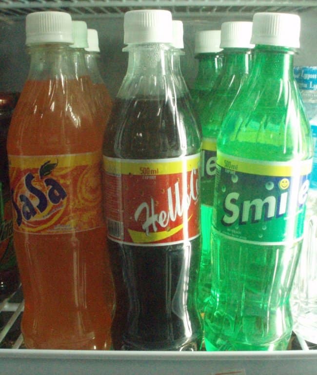 Copies Of Famous Brands soft drinks