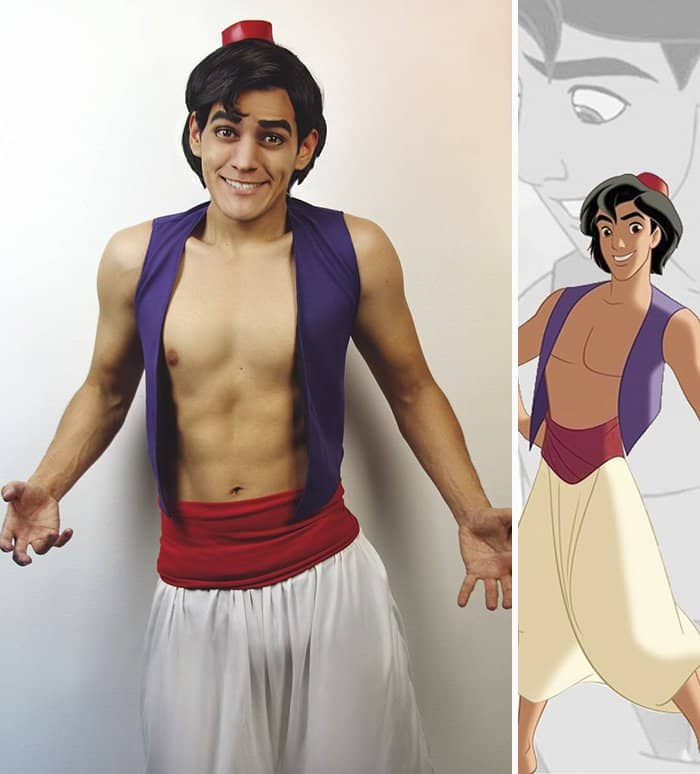 Cosplayer Jonathan Stryker aladdin