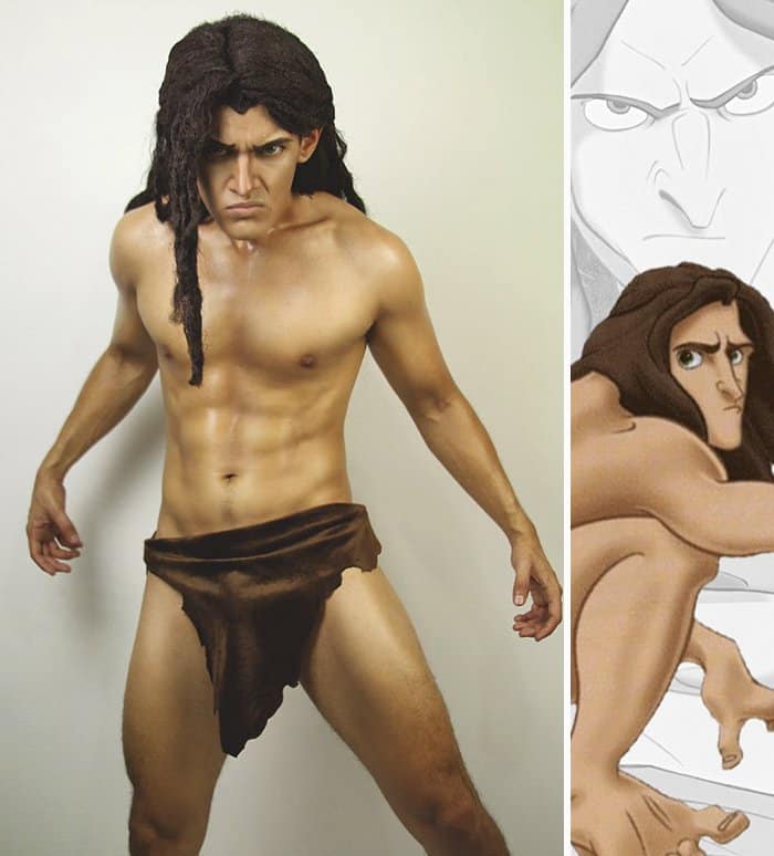 Cosplayer Jonathan Stryker tarzan