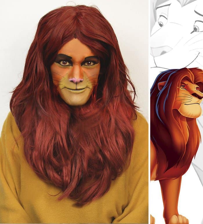 Cosplayer Jonathan Stryker the lion game