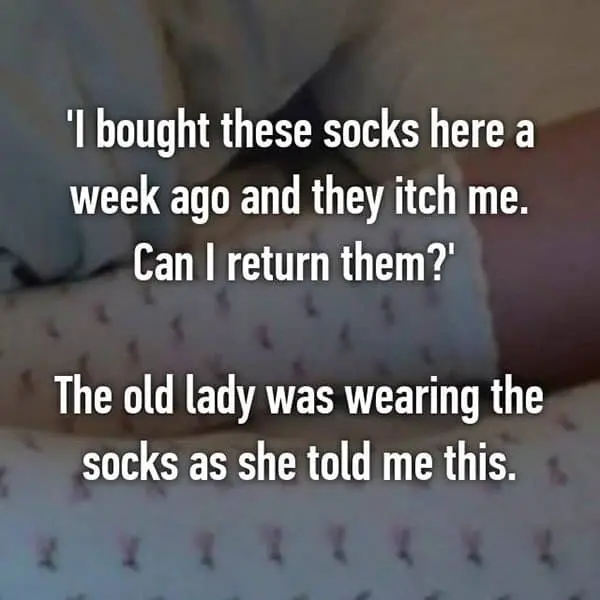 Customer Complaints itchy socks