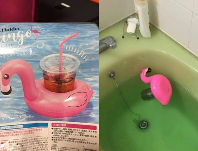 Disappointing Shopping Finds flamingo cup