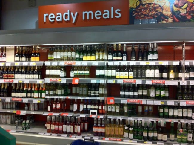 Disappointing Shopping Finds ready meals alcohol