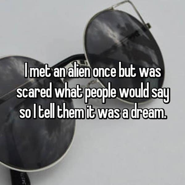 Encounters With Aliens it was a dream