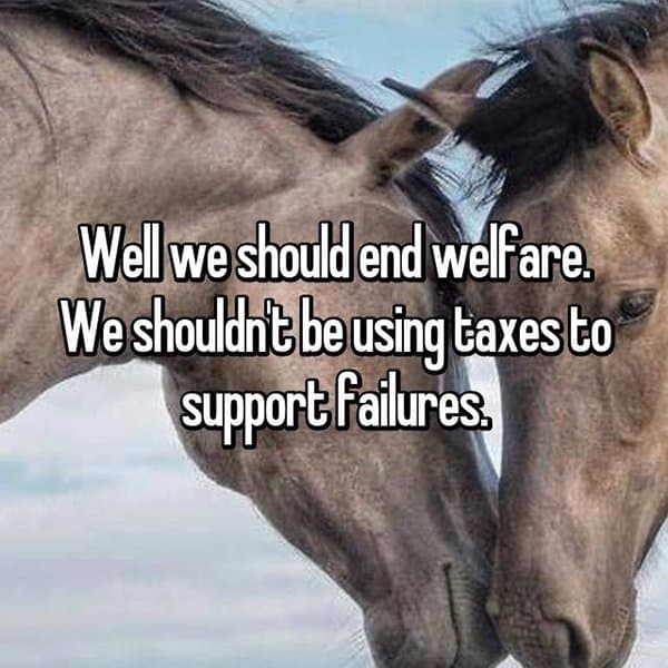 End To The Welfare System support failures