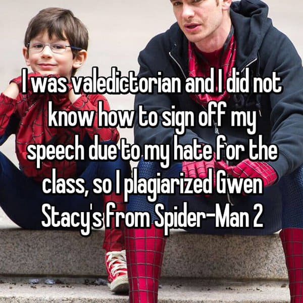 Experiences With Plagiarism gwen stacy