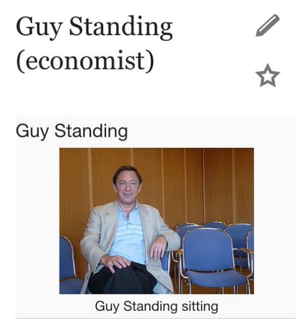 First World Anarchists guy standing sitting