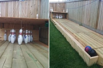 HOW TO BUILD YOUR OWN BACKYARD BOWLING ALLEY