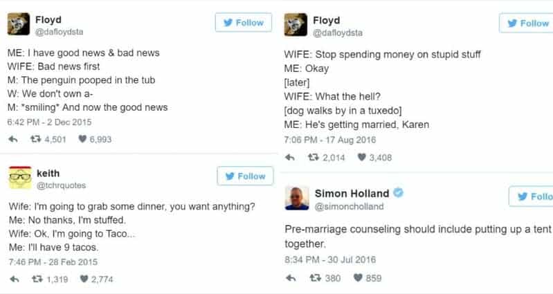 Hilarious Tweets That Married People Will Relate To