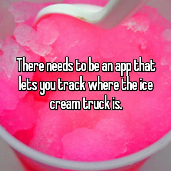 Interesting App Ideas ice cream truck tracker