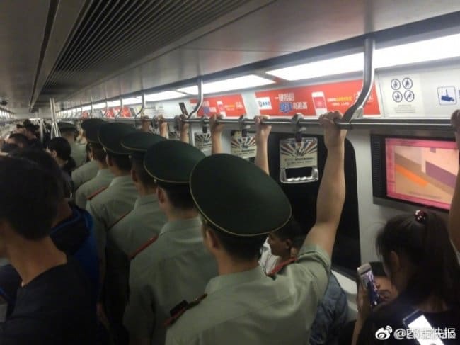 Interesting Photos policemen conveyer belt