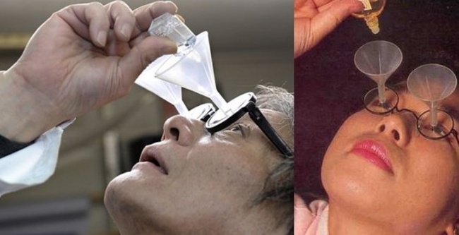 Japanese Inventions eyedrop glasses