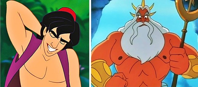 Logic Does Not Exist In Animation aladdin king triton