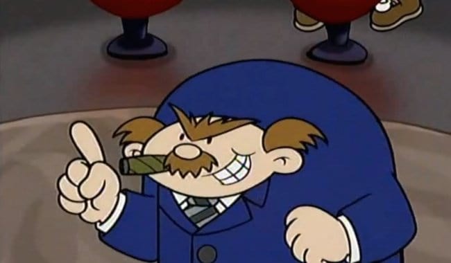 Logic Does Not Exist In Animation smoking with moustache