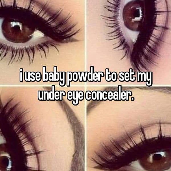 Make Up Tips And Tricks baby powder