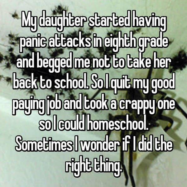 Opinions On Homeschooling panic attacks