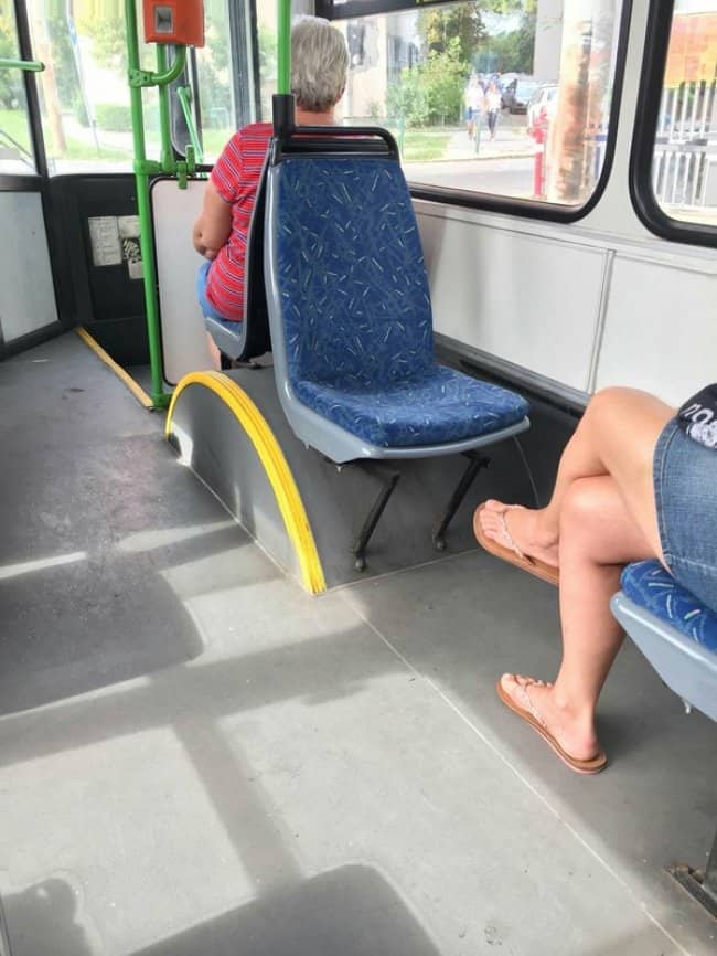 Photos That You Will Never Be Able To Unsee seat with legs