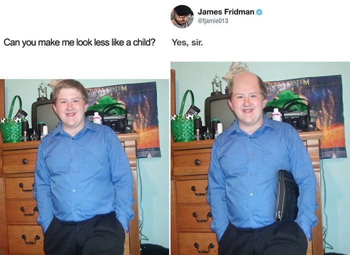 Photoshop Help james fridman less like a child