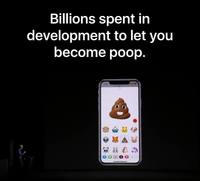 Reactions To The New iPhone X let you become poop