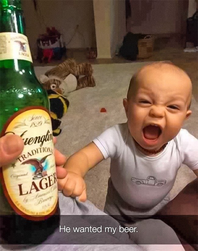 Reasons That Kids Had Major Meltdowns wanted beer