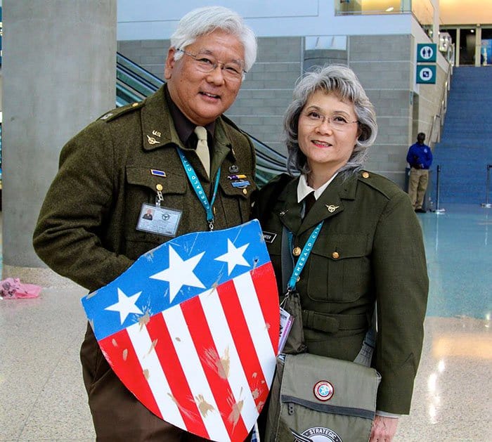 Retired Couple Wins The Internet With Their Cosplay Skills captain america and peggy