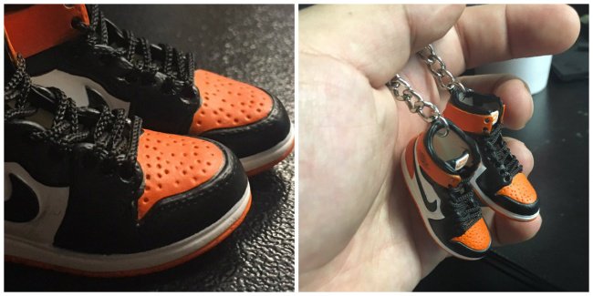 Shouldn't Trust Everything You See sneakers keyring