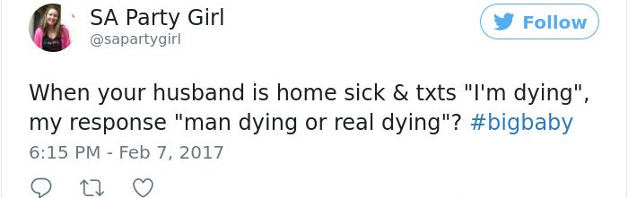 Sick Husbands man dying