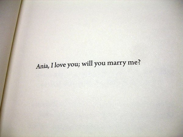 The Best Book Dedications will you marry me