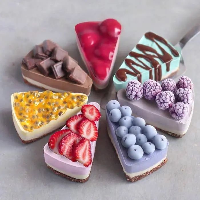 Vegan Breakfasts And Desserts colorful slices