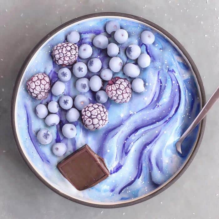 Vegan Breakfasts And Desserts galaxy smoothie bowl
