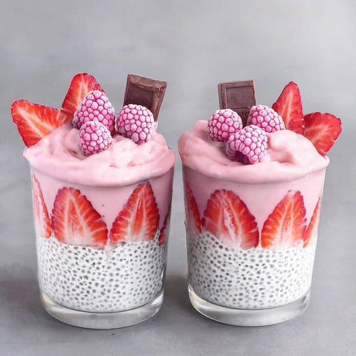 Vegan Breakfasts And Desserts strawberry smoothie cups