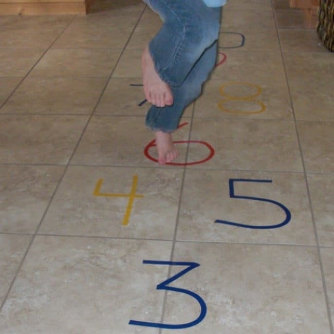 Ways To Keep Your Kids Entertained hopscotch