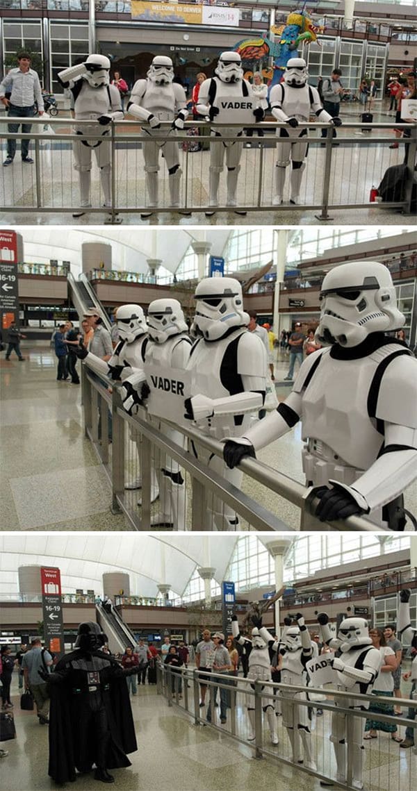 Airport Pick Up Signs may the force be with you