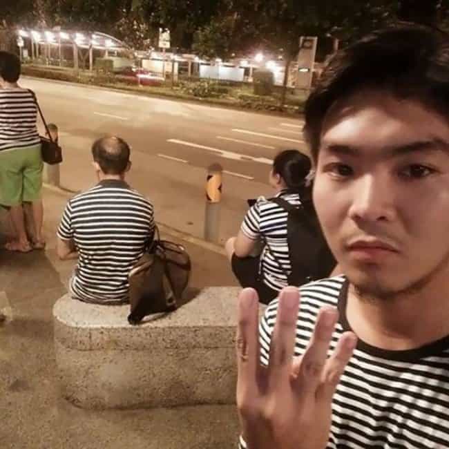 Amazing Coincidences stripy shirts