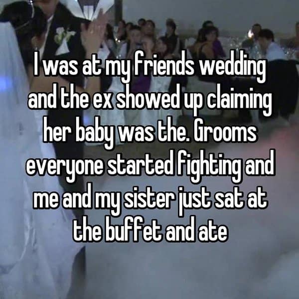 Awkward Wedding Incidents baby was his