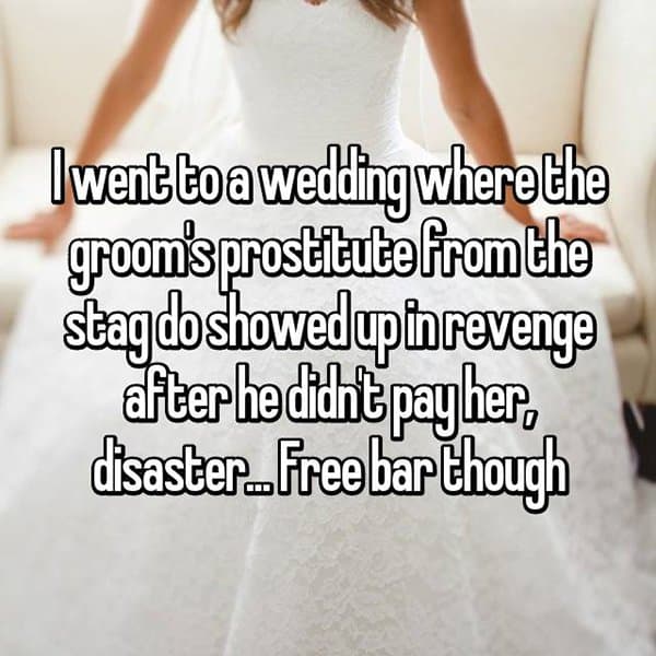 Awkward Wedding Incidents prostitute
