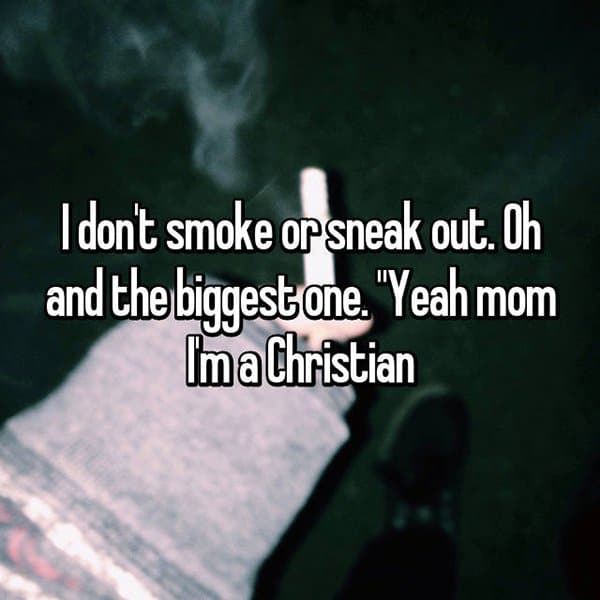 Biggest Lies Kids Told Their Parents i dont smoke or sneak out
