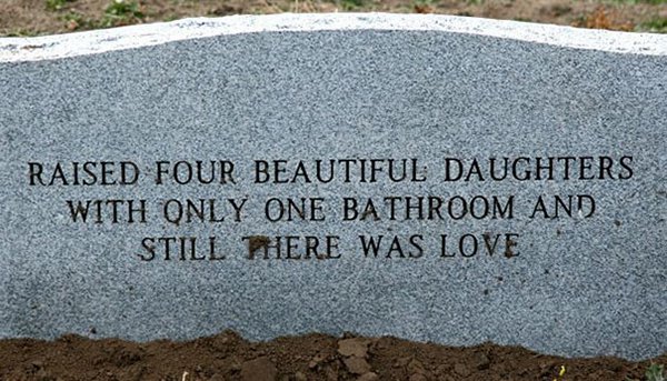 Brilliant Tombstones one bathroom