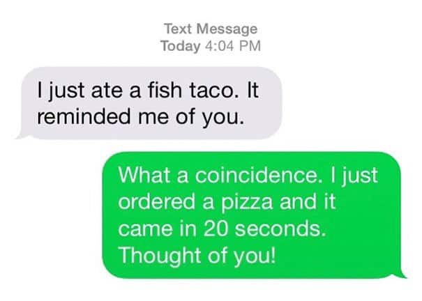 Brutal Responses To Exes fish taco